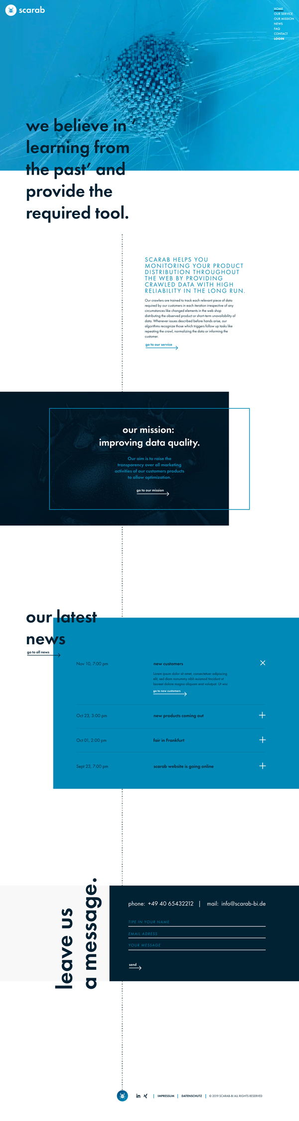 Scarab Webdesign Monika de Weryha Freelance Art Director